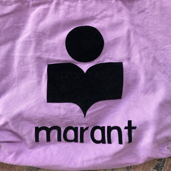 Isabel Marant Large Purple Cavas Shopper Shoulder Tote Bag - Picture 2 of 6